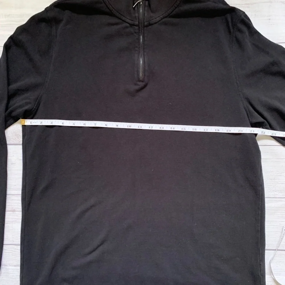 Claiborne Men's Black Long Sleeve Mock Turtleneck Knit XL Pullover
